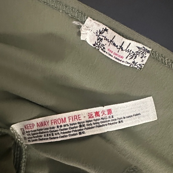 Free People Olive Green Bodysuit - Picture 3 of 3